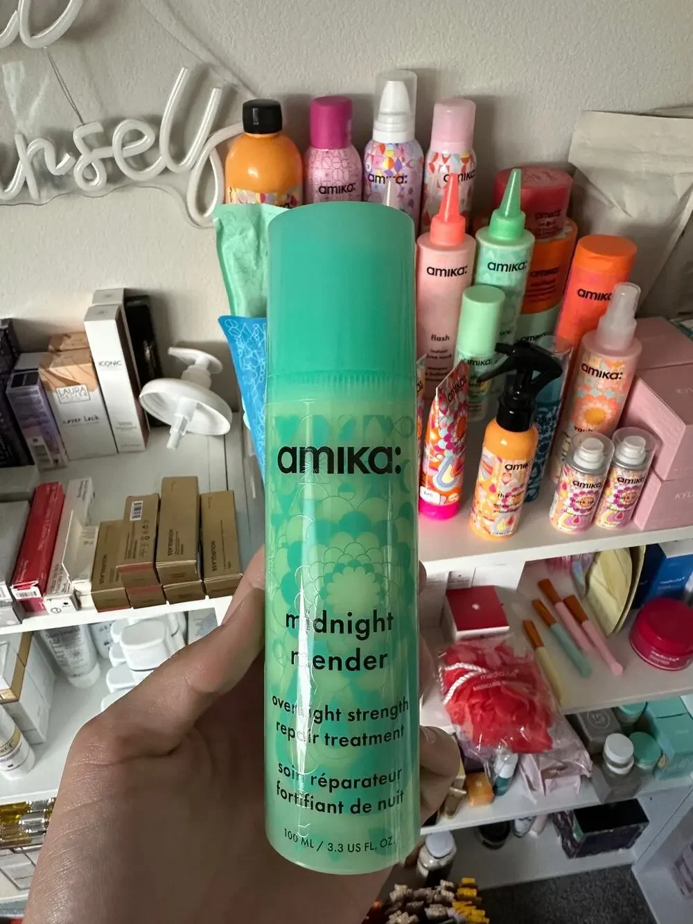 Amika Midnight Mender Overnight Strength Repair Hair Treatment Mask